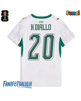 Senegal Habib Diallo #20 Echipament de Fotbal Replică Mondial 2026 Femei Acasa